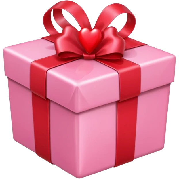 gift pink heart emoji