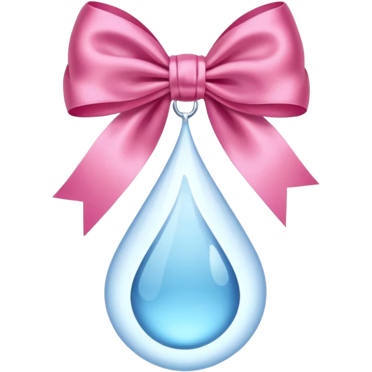Water Pink Bow emoji