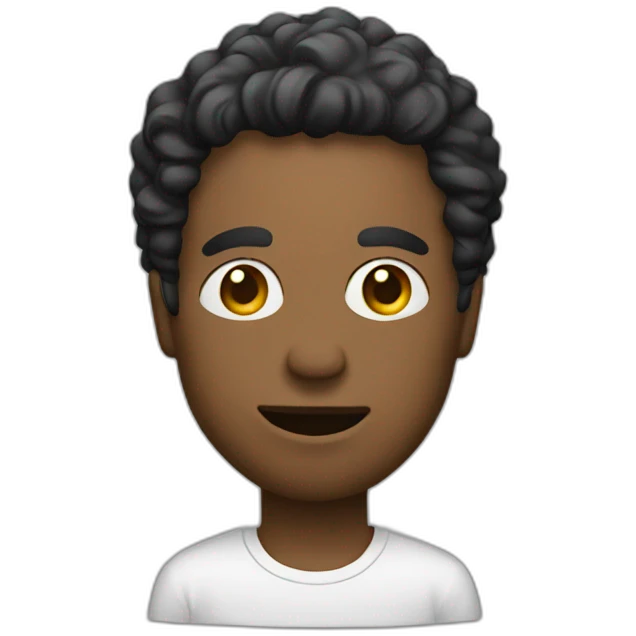 Man vabing music emoji