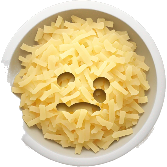 grated parmesan in a bowl  emoji