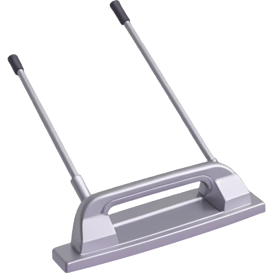 silver colored trap-irons; falltrap emoji