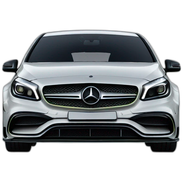 Mercedes a45 facelift front view emoji
