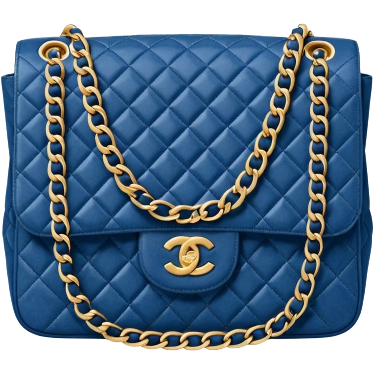 chanel denim bag emoji