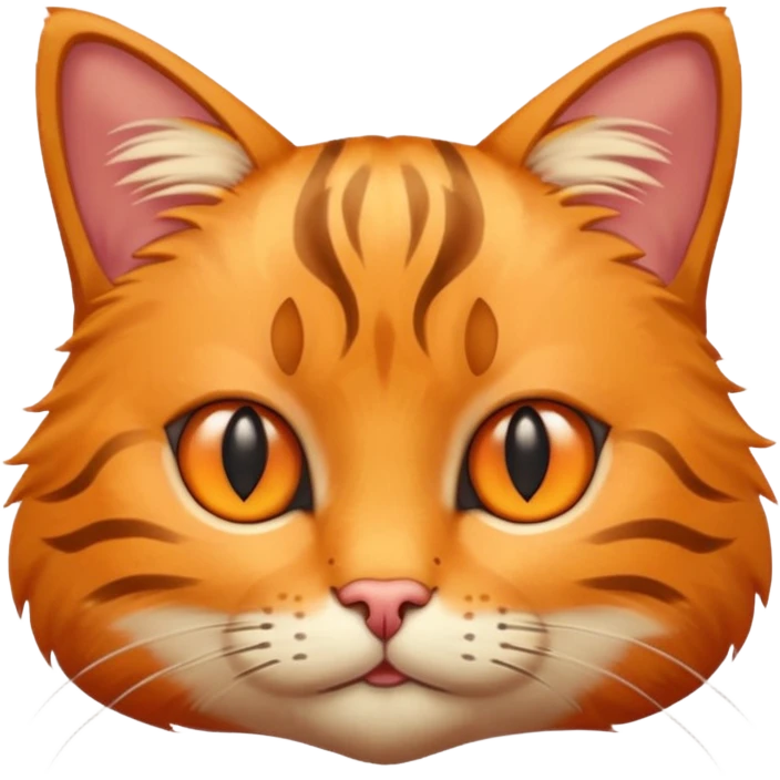 Cat with small slim eyes emoji