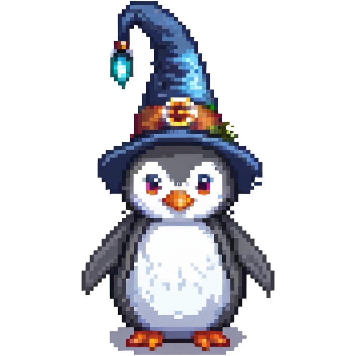 penguin wizard emoji