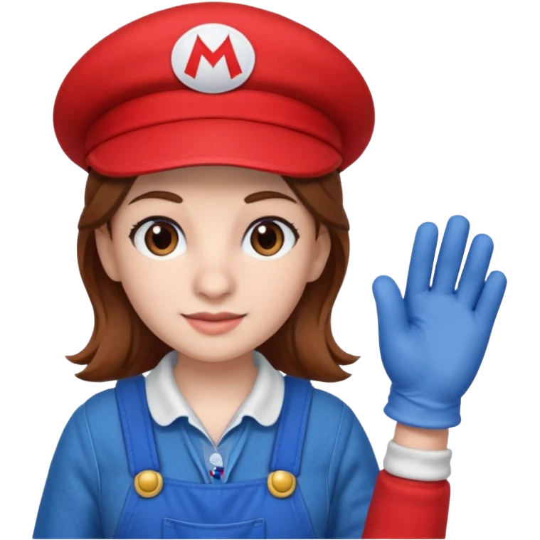 Mario as a girl emoji