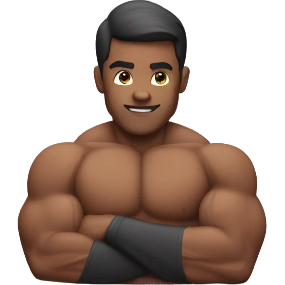 Muscle guy  emoji