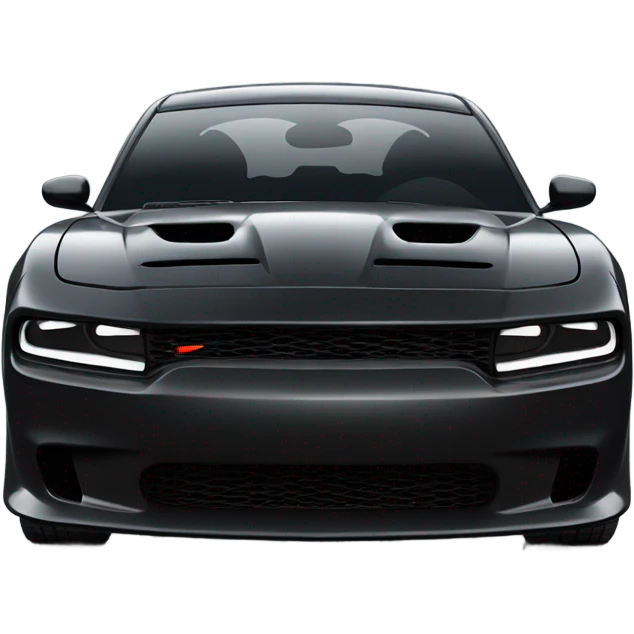Black hellcat charger emoji
