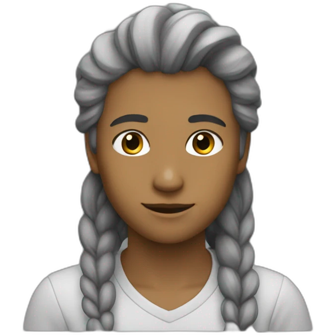 Cœur gris emoji