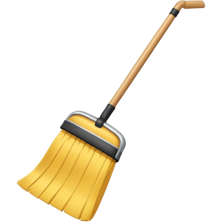 create a broom emoji sweeping dust emoji