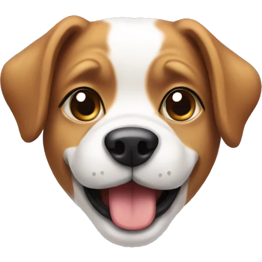 Cute dog emoji