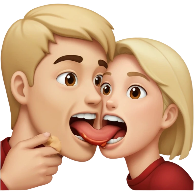 Biting someone  emoji