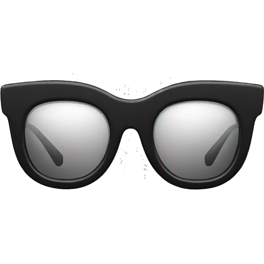 black fashion sunglasses no person emoji