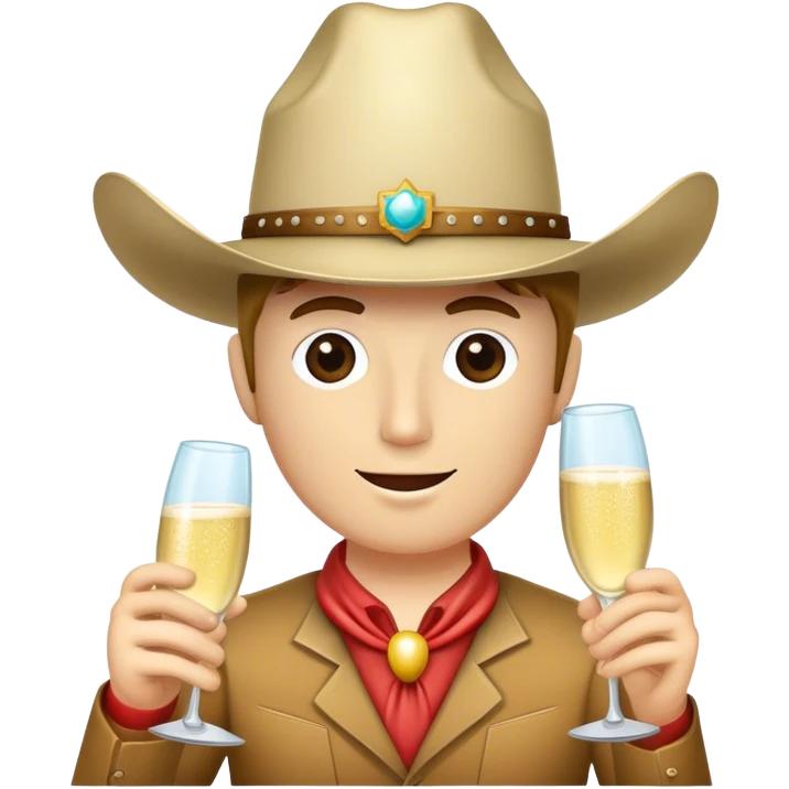 Cowgirl partying  emoji