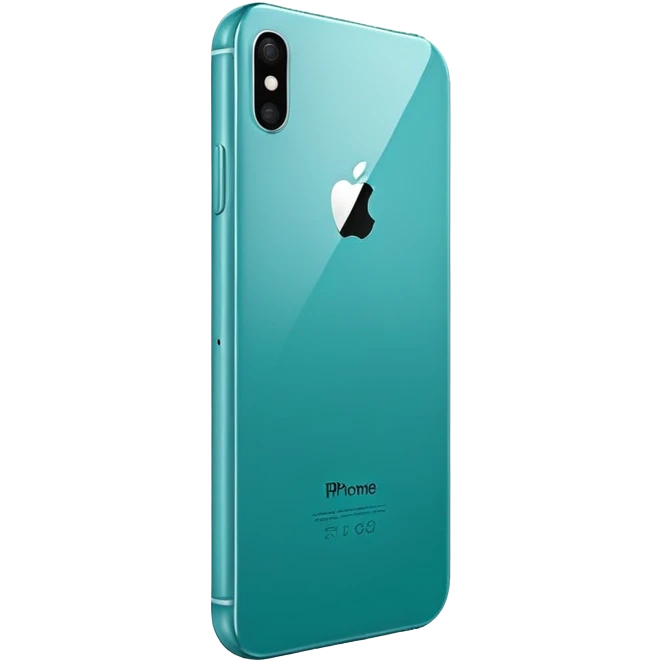 Teal iPhone  emoji