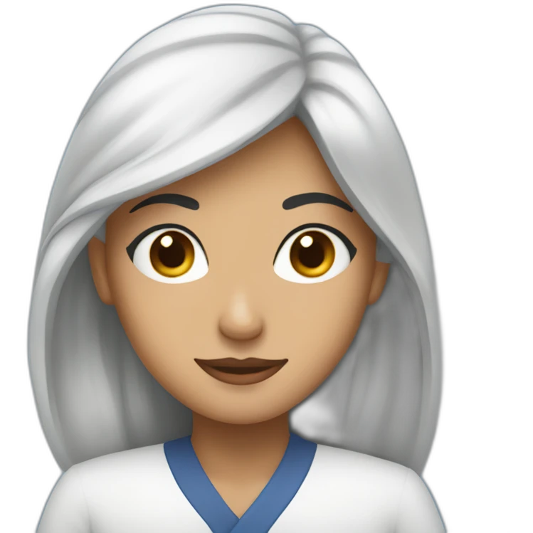 Mai Khalifa on blue background emoji