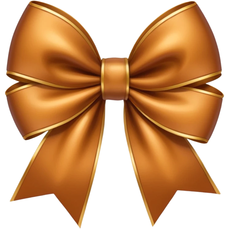 Crie um emoji de laço marrom emoji