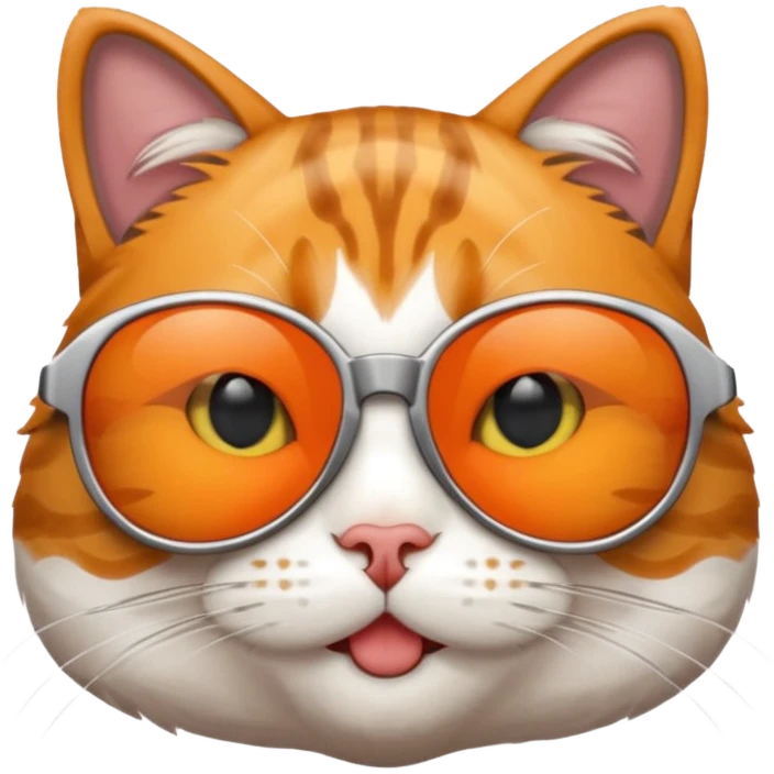 Cat wearing sunglasses emoji