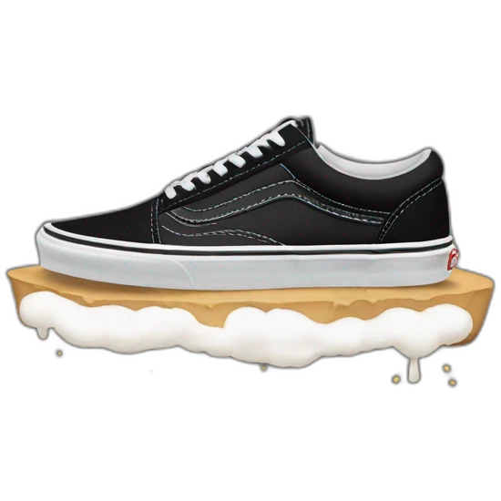 vans black old skool emoji