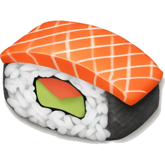 Salmon sushi emoji