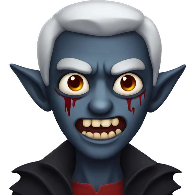 Demon vampire emoji