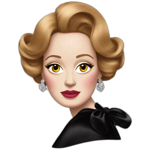 Adele in schiaparelli emoji