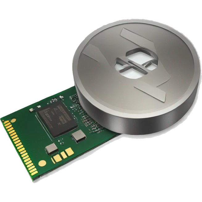 coin with Graphics card emoji