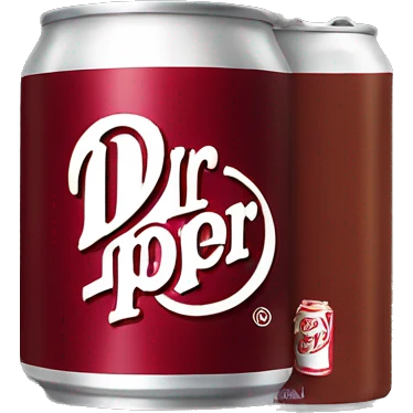 can of dr. pepper emoji