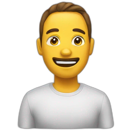 Emoji qui fait le signe chut emoji