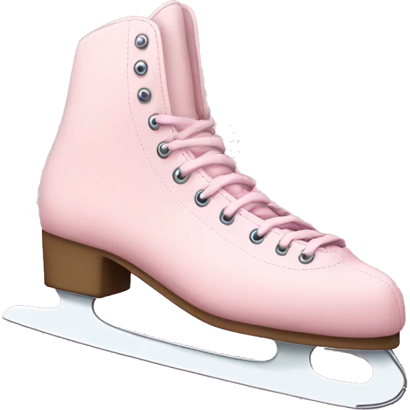 pastel pink ice skates emoji