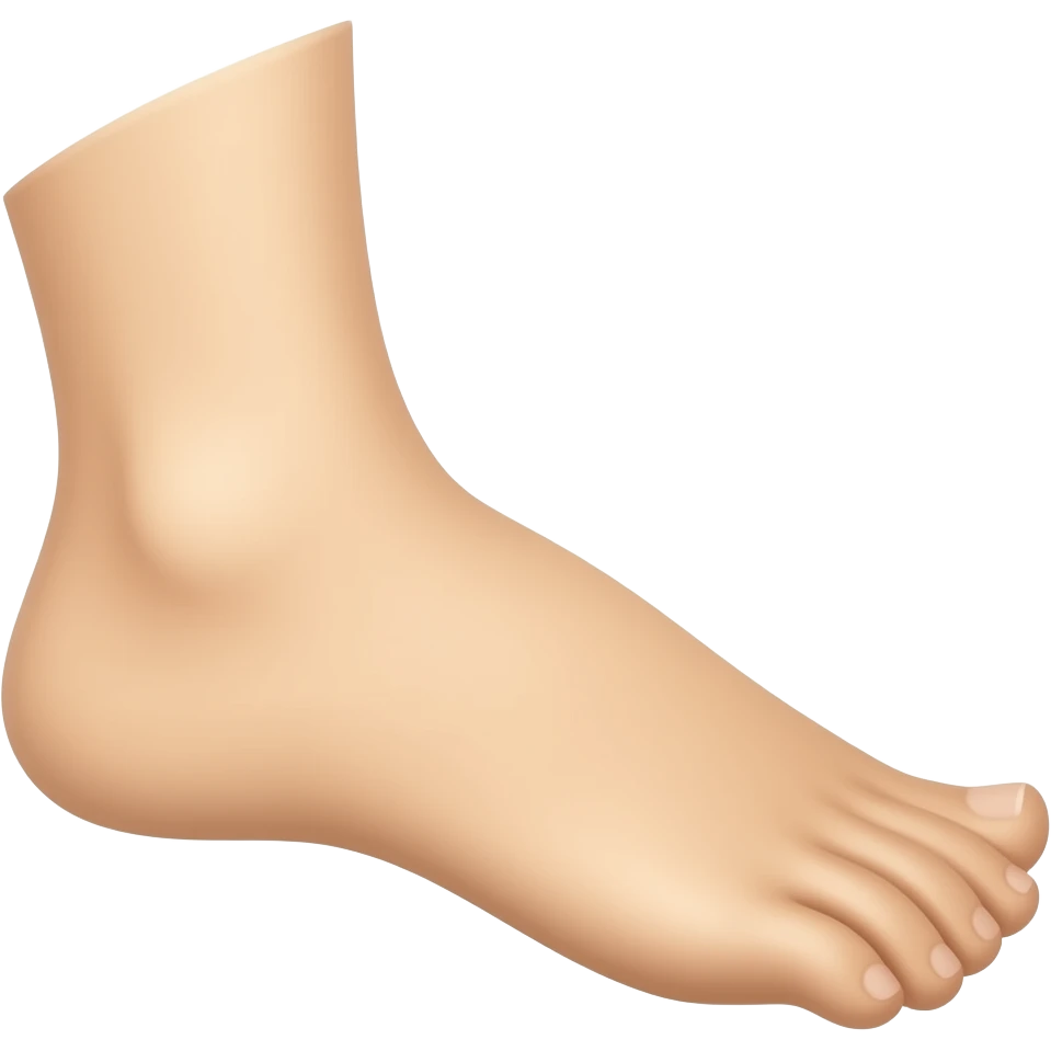 elbow and a toe emoji