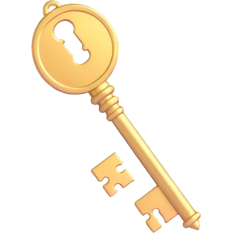 golden key emoji