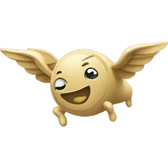 Flying money emoji