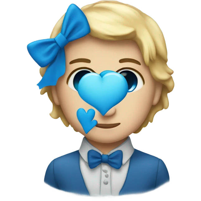 MyLove with blue heart emoji