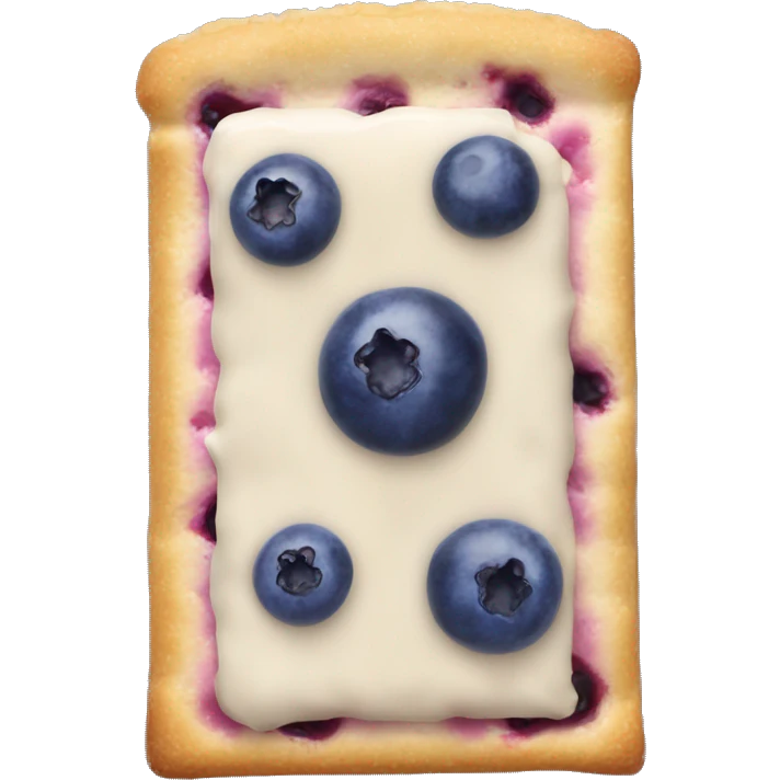 Blueberry pop tart emoji