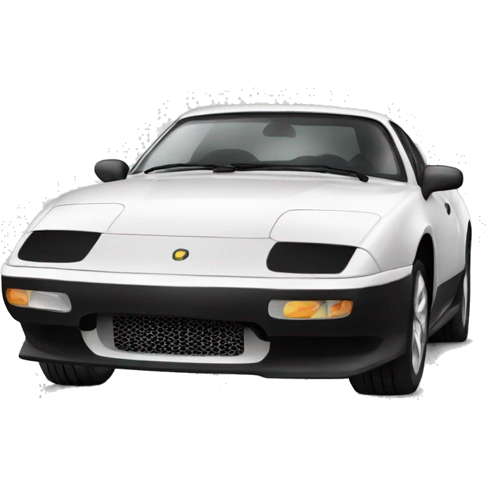 a black and white sports car drawing  emoji