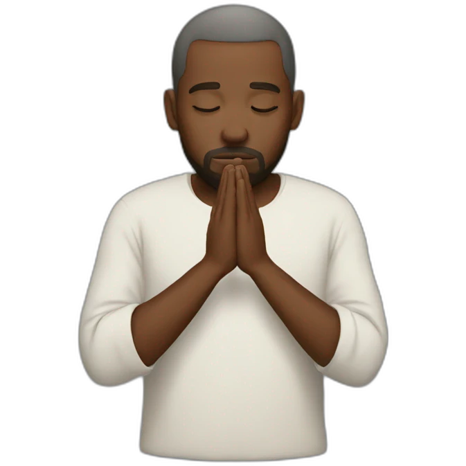 man praying emoji