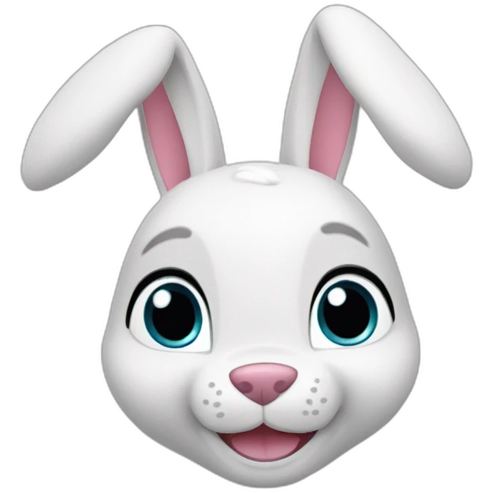 paw patrol white bunny emoji