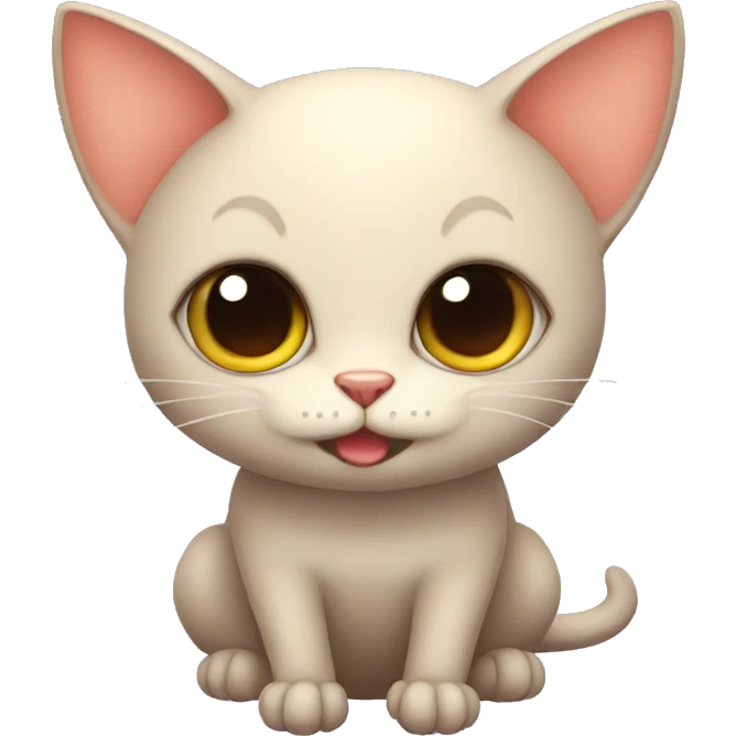 cute bat cat emoji