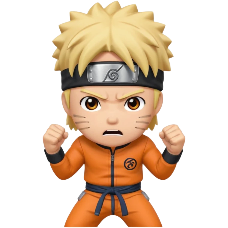 Related to chibi anime style characters of Naruto animes character who are angry  emoji