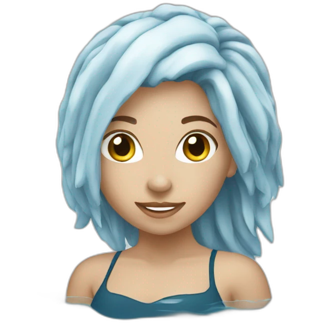 white-college-girl-swimming emoji