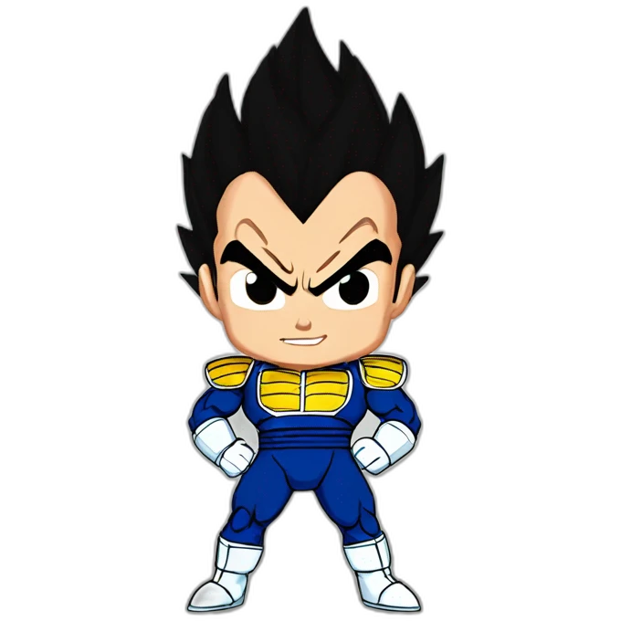 Vegeta de dbz emoji