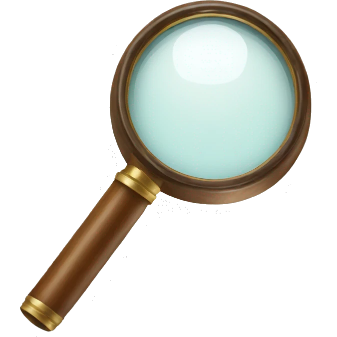 magnifying glass emoji