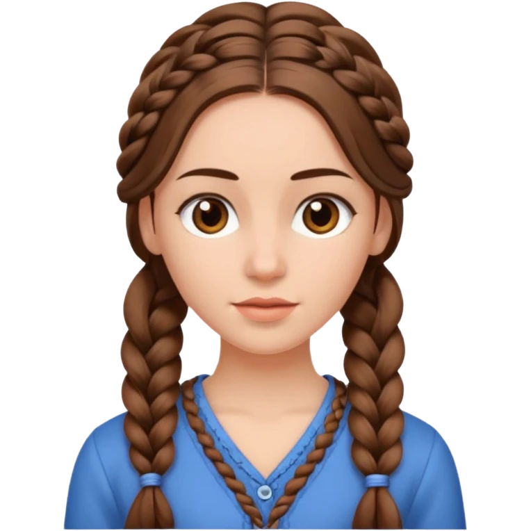 and, haired, braided, emoji