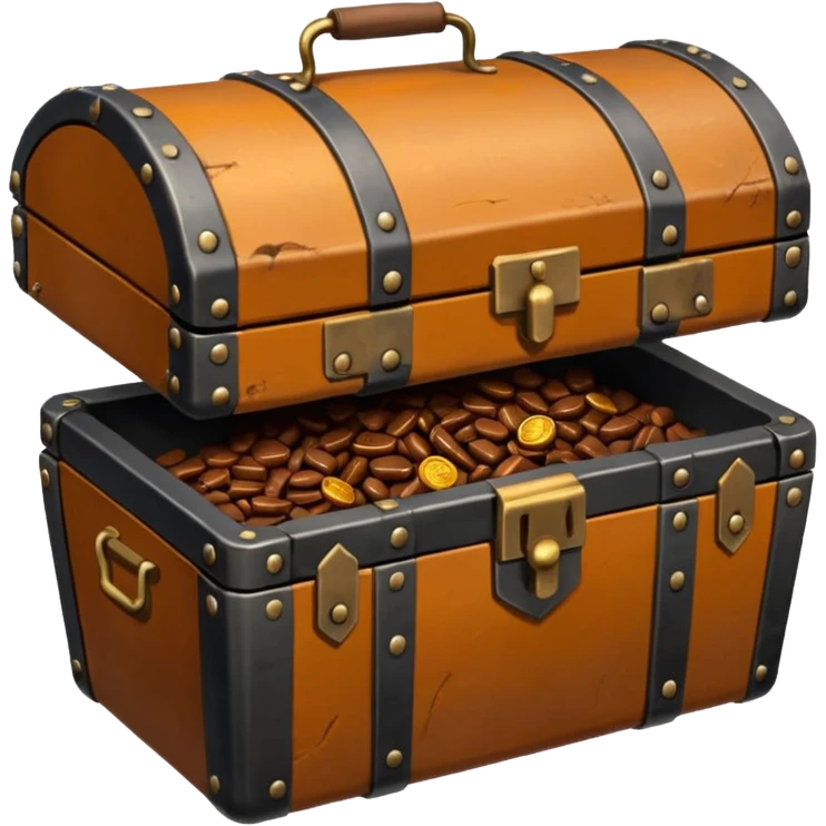 coffre avec de la ferraille cuivre  post apo survie loot  emoji