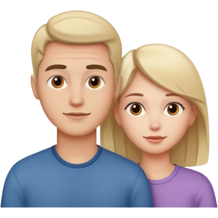 A guy with a girl emoji