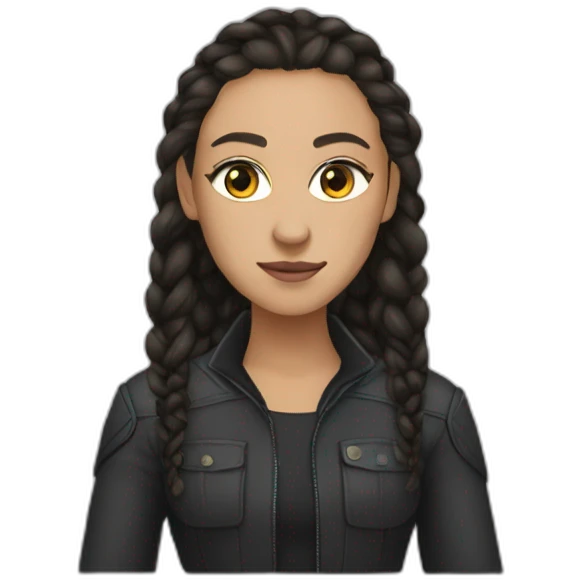 Lexa from the 100 emoji