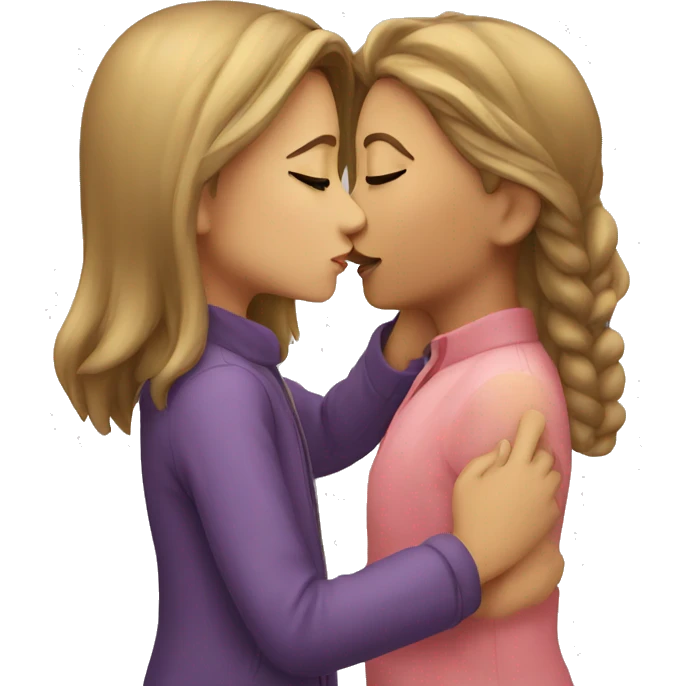 Girl kissing emoji