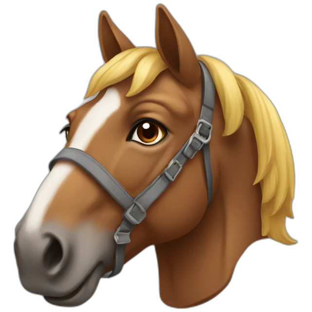 Lachend paard emoji