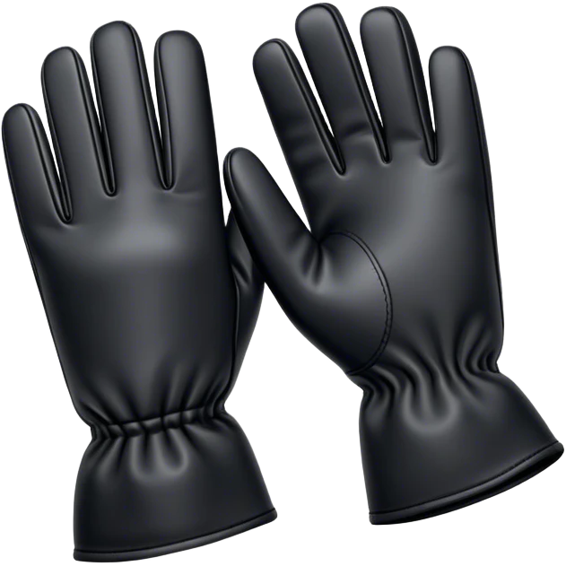 Black gloves  emoji